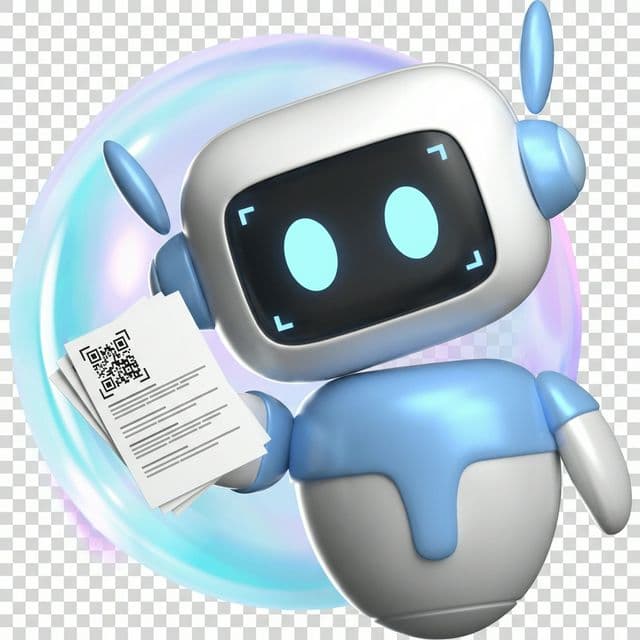 Robot printing exams with QR codes